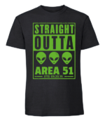 Męska koszulka z nadrukiem - Area 51