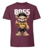 Męska koszulka z nadrukiem - Boss