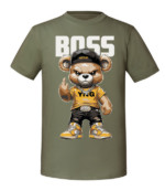 Męska koszulka z nadrukiem - Boss - obrazek 2