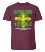 Męska koszulka z nadrukiem - Remember To Smile - obrazek 4