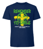 Męska koszulka z nadrukiem - Remember To Smile - obrazek 6