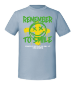 Męska koszulka z nadrukiem - Remember To Smile - obrazek 8