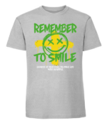 Męska koszulka z nadrukiem - Remember To Smile - obrazek 3