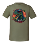 Męska koszulka z nadrukiem - Rex - obrazek 3