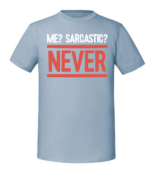 Męska koszulka z nadrukiem - Me Sarcastic Never v2 - obrazek 8