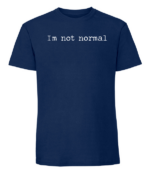 Męska koszulka z nadrukiem - I'm Not Normal - obrazek 6
