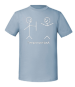 Męska koszulka z nadrukiem - I've got your back - obrazek 8
