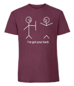 Męska koszulka z nadrukiem - I've got your back - obrazek 4