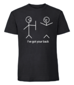 Męska koszulka z nadrukiem - I've got your back - obrazek 5
