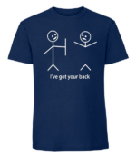 Męska koszulka z nadrukiem - I've got your back