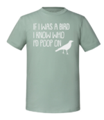Męska koszulka z nadrukiem - If I Was A Bird - obrazek 7