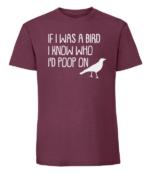 Męska koszulka z nadrukiem - If I Was A Bird