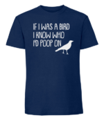 Męska koszulka z nadrukiem - If I Was A Bird - obrazek 6