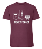 Męska koszulka z nadrukiem - Never Forget