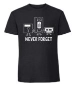 Męska koszulka z nadrukiem - Never Forget - obrazek 5