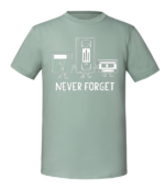 Męska koszulka z nadrukiem - Never Forget - obrazek 7