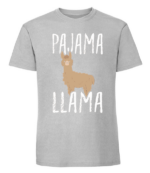 Męska koszulka z nadrukiem - Pajama Llama - obrazek 3