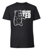 Męska koszulka z nadrukiem - The Walking Ted - obrazek 5