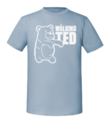 Męska koszulka z nadrukiem - The Walking Ted - obrazek 8