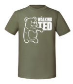 Męska koszulka z nadrukiem - The Walking Ted - obrazek 2