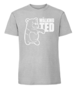 Męska koszulka z nadrukiem - The Walking Ted - obrazek 3