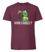 Męska koszulka z nadrukiem - Who Cares - obrazek 2