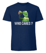 Męska koszulka z nadrukiem - Who Cares - obrazek 4