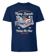 Męska koszulka z nadrukiem - Flying Legends - obrazek 5
