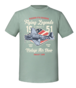 Męska koszulka z nadrukiem - Flying Legends - obrazek 6