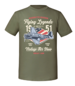 Męska koszulka z nadrukiem - Flying Legends - obrazek 7