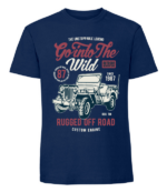 Męska koszulka z nadrukiem - Go Into The Wild - obrazek 5