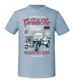 Męska koszulka z nadrukiem - Go Into The Wild - obrazek 7