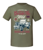 Męska koszulka z nadrukiem - Go Into The Wild - obrazek 8