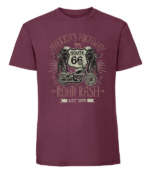Męska koszulka z nadrukiem - Highway 66 - obrazek 2