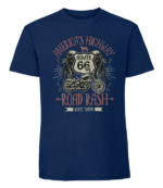 Męska koszulka z nadrukiem - Highway 66 - obrazek 4