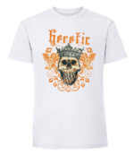 Męska koszulka z nadrukiem - King Skull - obrazek 2