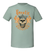 Męska koszulka z nadrukiem - King Skull - obrazek 5