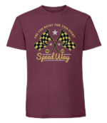 Męska koszulka z nadrukiem - Speed Way