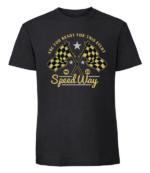 Męska koszulka z nadrukiem - Speed Way - obrazek 3
