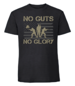 Męska koszulka z nadrukiem - No Gust No Glory