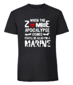 Męska koszulka z nadrukiem - Zombie Apocalypse - obrazek 3
