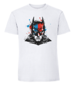 Męska koszulka z nadrukiem - Duality Of The Bat - obrazek 3