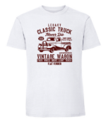 Męska koszulka z nadrukiem - Legacy Classic Truck - obrazek 2
