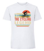 Męska koszulka z nadrukiem - The Cycling Legend - obrazek 3