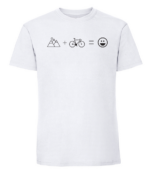 Męska koszulka z nadrukiem - Mountain plus bike - obrazek 3