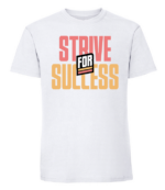 Męska koszulka z nadrukiem - Strive For Success - obrazek 3