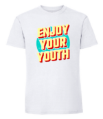 Męska koszulka z nadrukiem - Enjoy Your Youth - obrazek 3