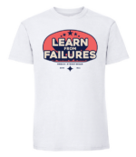 Męska koszulka z nadrukiem - Learn From Failures - obrazek 3