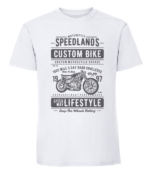 Męska koszulka z nadrukiem - Speedlands Custom Bike - obrazek 3