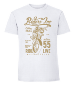 Męska koszulka z nadrukiem - Riders - obrazek 3